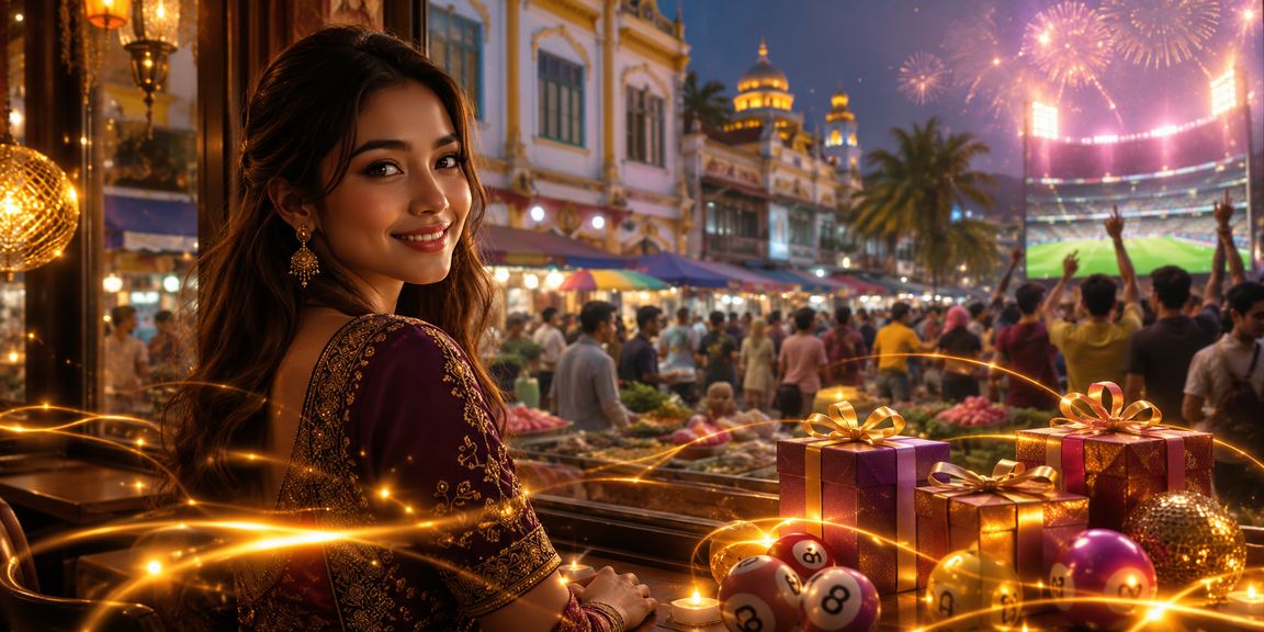 Pengguna Malaysia di Kota Bharu meneroka promosi loteri dan bonus dalam talian